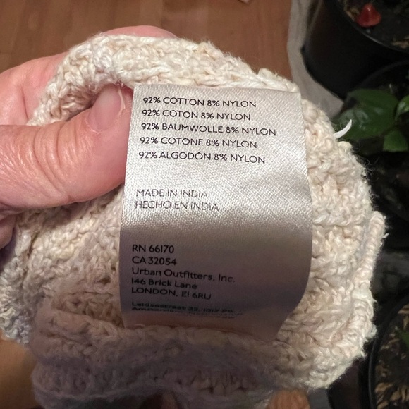 Free People Micah Cardi Ivory Combo Sz Small W/Toggle Buttons - Picture 4 of 6